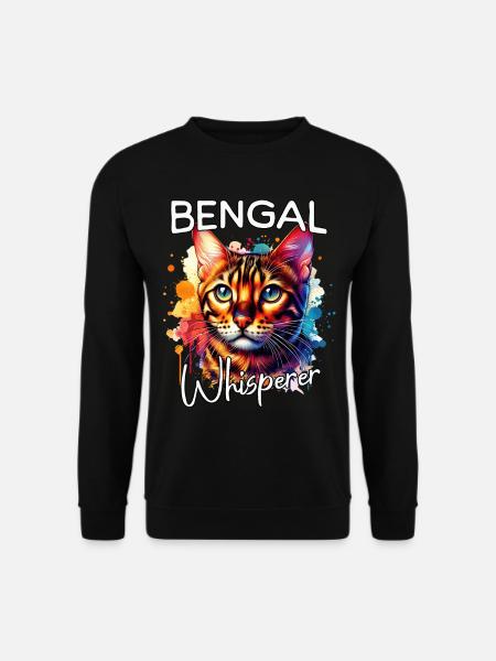Bengalkatze Flüsterer - Unisex Pullover - Schwarz