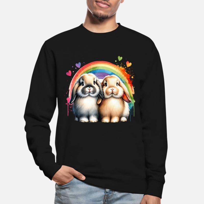 Dwarf Ram Rabbit Gift Unisex Sweatshirt