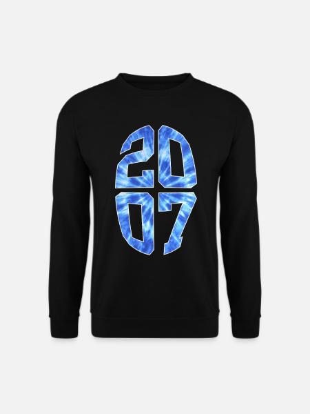 19 YEARS OLD 2007 19TH BIRTHDAY - Unisex Sweatshirt - black