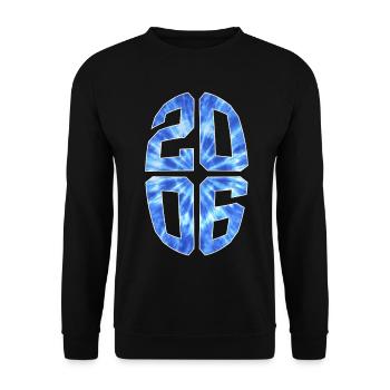 20 YEARS OLD 2006 20TH BIRTHDAY - Unisex Sweatshirt - black - Front - Alina (178cm) & Michal (187cm)