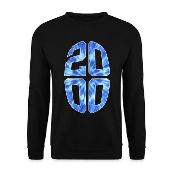 26 JAHRE ALT 2000 26. GEBURTSTAG - Unisex Pullover - Schwarz - Vorne - Alina (178cm) & Michal (187cm)