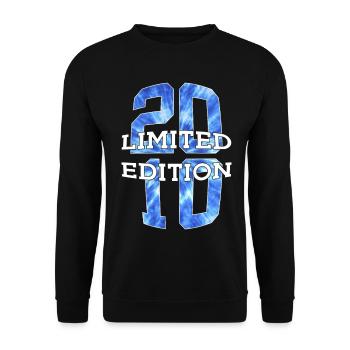 ÉDITION LIMITÉE 2010 16 ANS 16E ANNIVERSAIRE - Sweat-shirt Unisexe - noir - Devant - Alina (178cm) & Michal (187cm)