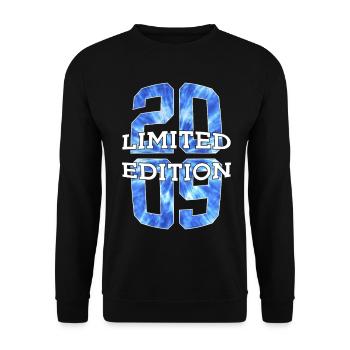 ÉDITION LIMITÉE 2009 17 ANS 17E ANNIVERSAIRE - Sweat-shirt Unisexe - noir - Devant - Alina (178cm) & Michal (187cm)