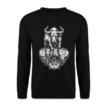 DayTrader Actions Trader Forex Trading Forex - Sweat-shirt Unisexe - noir - Devant - Alina (178cm) & Michal (187cm)