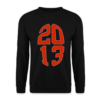 13 YEARS OLD 2013 13TH BIRTHDAY - Unisex Sweatshirt - black - Front - Alina (178cm) & Michal (187cm)