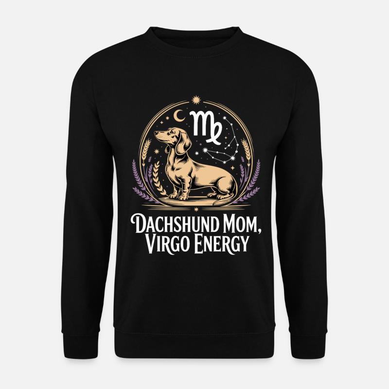 Maman teckel vierge - Sweat-shirt Unisexe - noir