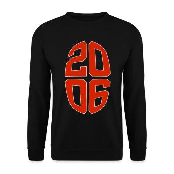 20 YEARS OLD 2006 20TH BIRTHDAY - Unisex Sweatshirt - black - Front - Alina (178cm) & Michal (187cm)
