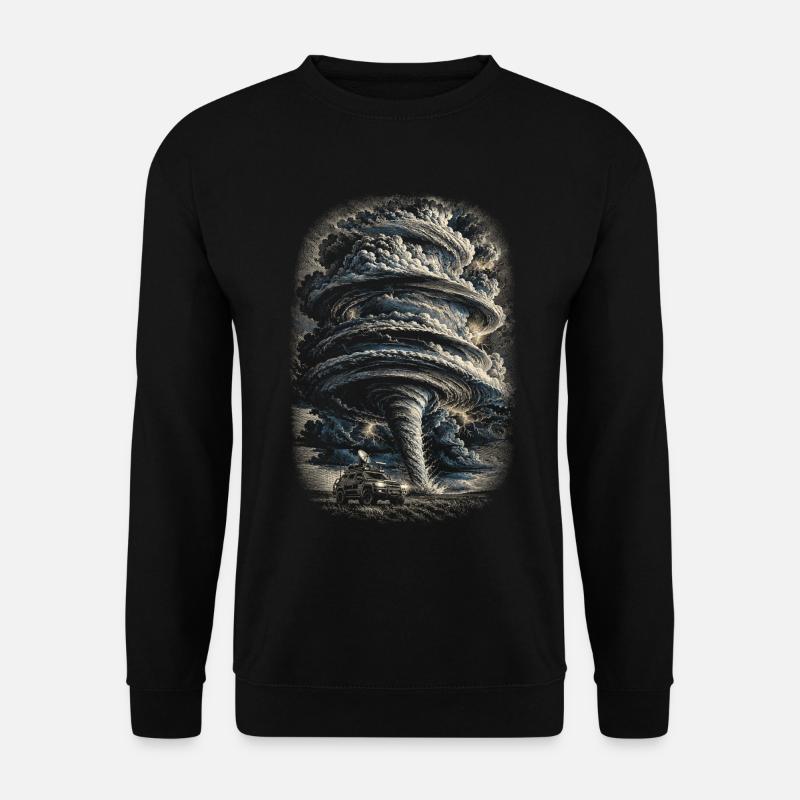 Météorologue chasseur de tempêtes - Sweat-shirt Unisexe - noir