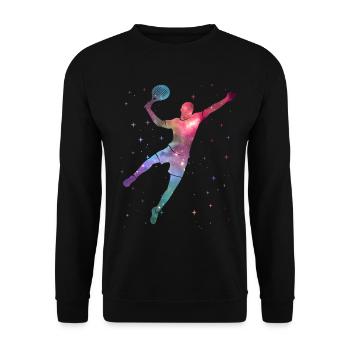Padel Tennis Padel Joueurs de Padel Espace Padel - Sweat-shirt Unisexe - noir - Devant - Alina (178cm) & Michal (187cm)
