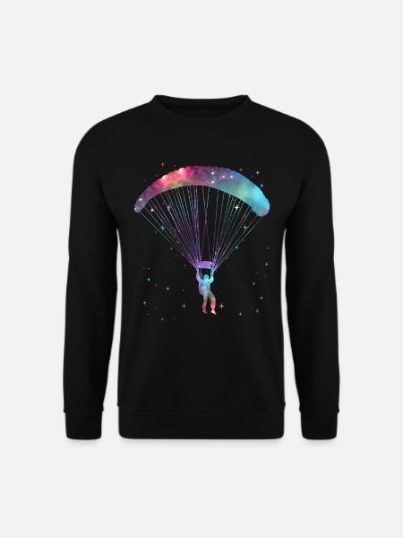 Paragliding Gleitschirmfliegen Gleitschirm - Unisex Sweatshirt - black