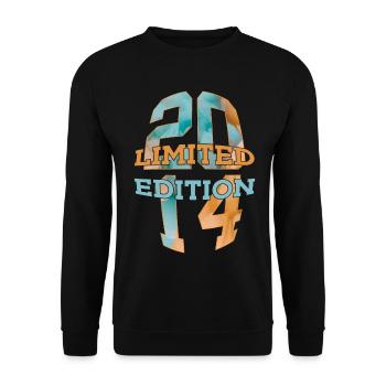 ÉDITION LIMITÉE 2014 12 ANS 12E ANNIVERSAIRE - Sweat-shirt Unisexe - noir - Devant - Alina (178cm) & Michal (187cm)