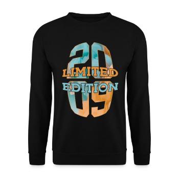 ÉDITION LIMITÉE 2009 17 ANS 17E ANNIVERSAIRE - Sweat-shirt Unisexe - noir - Devant - Alina (178cm) & Michal (187cm)