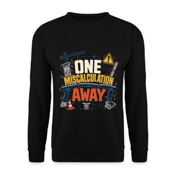 Bridge Engineer Civil Engineering - Unisex Sweatshirt - black - Front - Alina (178cm) & Michal (187cm)