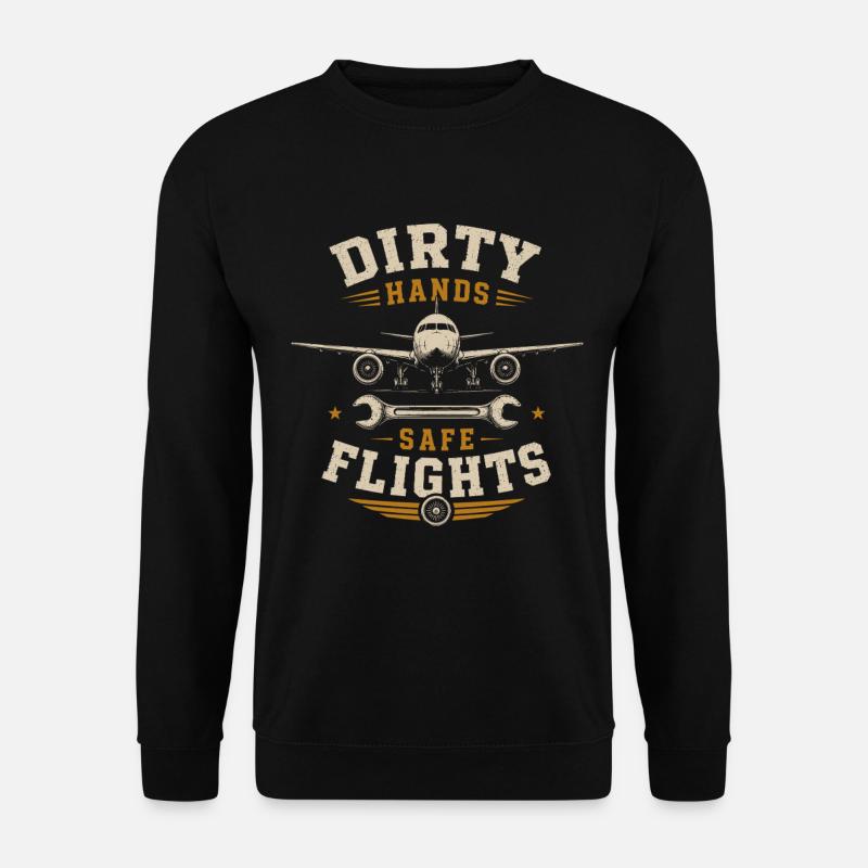 Aircraft Engineer Technology and Maintenance - Unisex Sweatshirt - black
