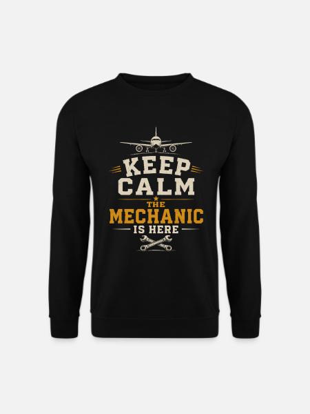 Aircraft Engineering Aviation Engineer Profession - Unisex Sweatshirt - black