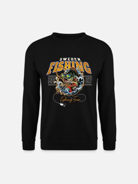 Sweden Fishing 2027 - Unisex Sweatshirt - black