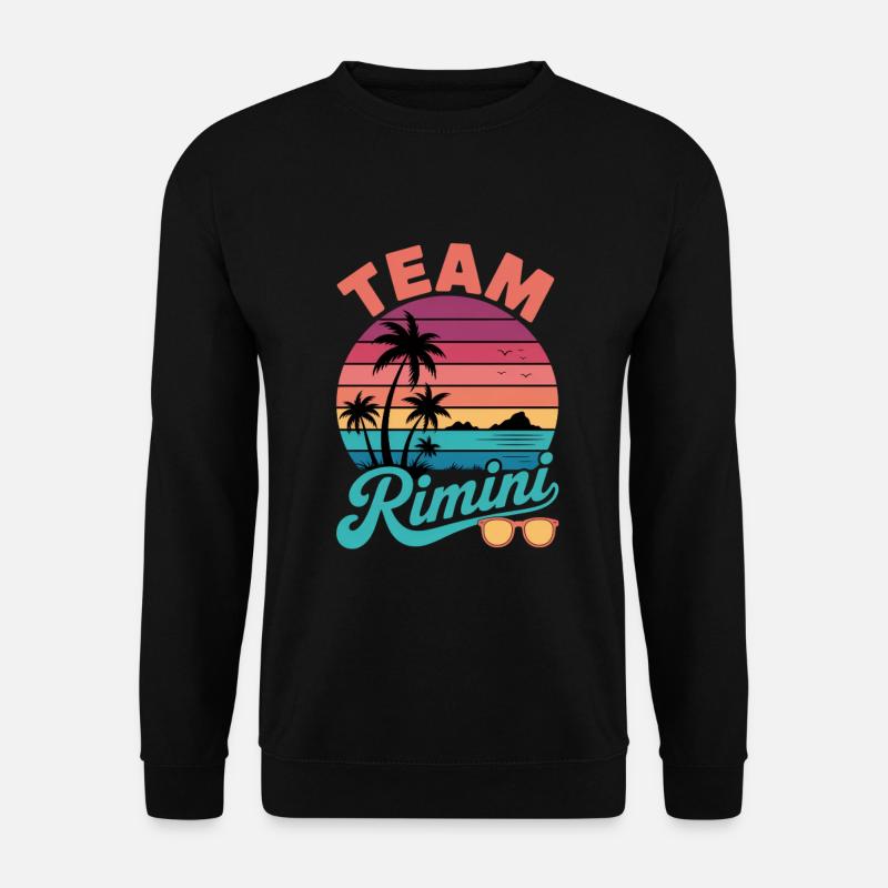 Équipe Rimini Sunset - Sweat-shirt Unisexe - noir