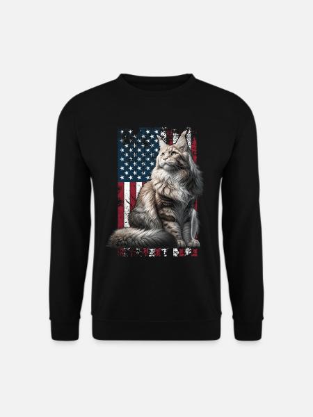 Maine Coon US Maine Coon - Unisex Sweatshirt - black
