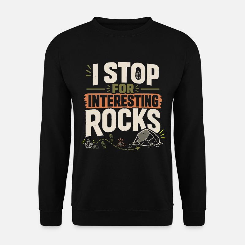Geology Geologist Geoscience - Unisex Sweatshirt - black