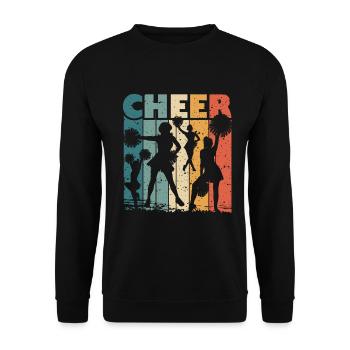 Cheerleading Sportives - Sweat-shirt Unisexe - noir - Devant - Alina (178cm) & Michal (187cm)