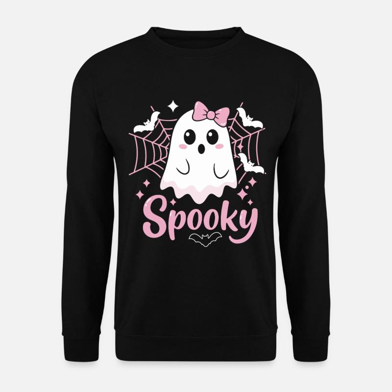 Spooky Ghost Halloween - Unisex Pullover - Schwarz