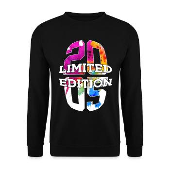 ÉDITION LIMITÉE 2005 21 ANS 21E ANNIVERSAIRE - Sweat-shirt Unisexe - noir - Devant - Alina (178cm) & Michal (187cm)