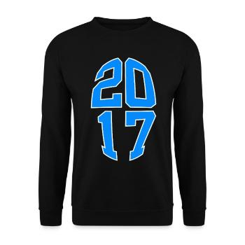 9 YEARS OLD 2017 9TH BIRTHDAY - Unisex Sweatshirt - black - Front - Alina (178cm) & Michal (187cm)