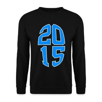 11 ANS 2015 11E ANNIVERSAIRE - Sweat-shirt Unisexe - noir - Devant - Alina (178cm) & Michal (187cm)