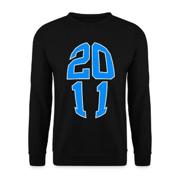 15 YEARS OLD 2011 15TH BIRTHDAY - Unisex Sweatshirt - black - Front - Alina (178cm) & Michal (187cm)