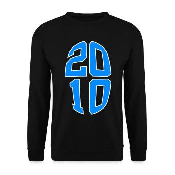 16 JAHRE ALT 2010 16. GEBURTSTAG - Unisex Pullover - Schwarz - Vorne - Alina (178cm) & Michal (187cm)