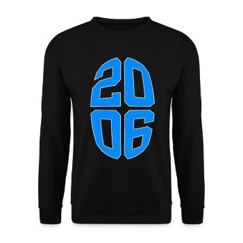 20 YEARS OLD 2006 20TH BIRTHDAY - Unisex Sweatshirt - black - Front - Alina (178cm) & Michal (187cm)