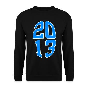 13 YEARS OLD 2013 13TH BIRTHDAY - Unisex Sweatshirt - black - Front - Alina (178cm) & Michal (187cm)