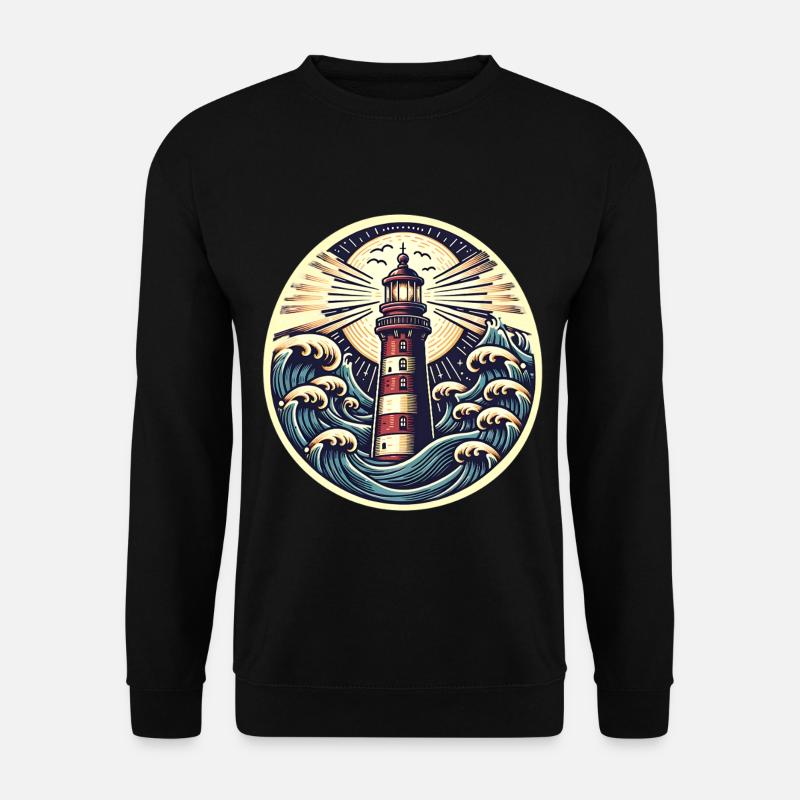 lighthouse - Unisex Sweatshirt - black