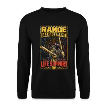 Gestion du stand d’art martial Escrima Arnis - Sweat-shirt Unisexe - noir - Devant - Alina (178cm) & Michal (187cm)
