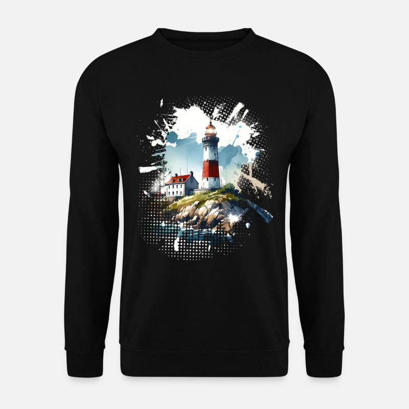 lighthouse - Unisex Sweatshirt - black