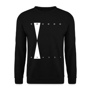 Backgammon | Golden Point - Unisex Sweatshirt - black - Front - Alina (178cm) & Michal (187cm)