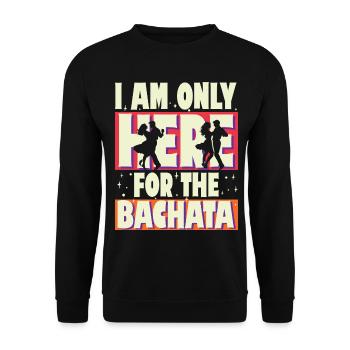 Bachata Dancers - Unisex Sweatshirt - black - Front - Alina (178cm) & Michal (187cm)