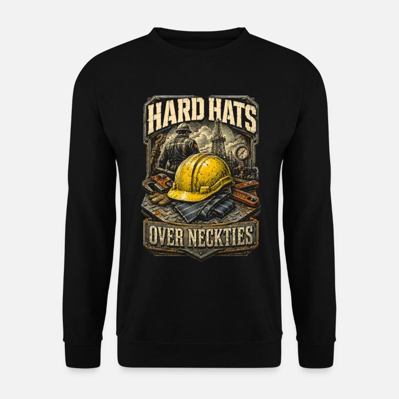 Oil rig rig worker - Unisex Sweatshirt - black