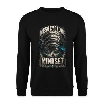 Mentalité du mésocyclone du chasseur de tempêtes - Sweat-shirt Unisexe - noir - Devant - Alina (178cm) & Michal (187cm)