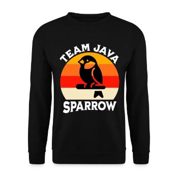 Team Reisamadine - Unisex Pullover - Schwarz - Vorne - Alina (178cm) & Michal (187cm)