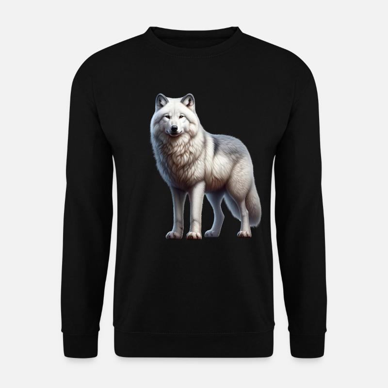 Arctic wolf - Unisex Sweatshirt - black