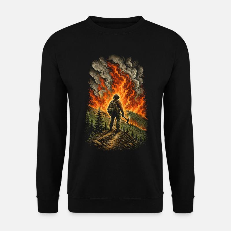Fire brigade fire brigade groups - Unisex Sweatshirt - black