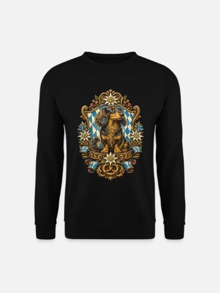 Dachshund, wire-haired dachshund, long-haired dachshund - Unisex Sweatshirt - black