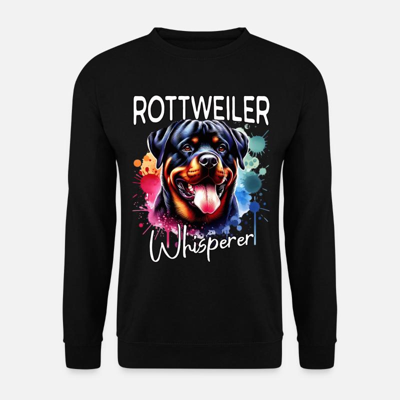 Rottweiler Whisperer - Unisex Sweatshirt - black