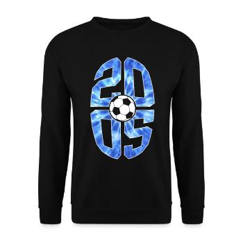 21 YEARS BORN 2005 FOOTBALL 21ST BIRTHDAY - Unisex Sweatshirt - black - Front - Alina (178cm) & Michal (187cm)