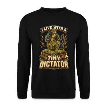 Dachshund, wire-haired dachshund, long-haired dachshund - Unisex Sweatshirt - black - Front - Alina (178cm) & Michal (187cm)