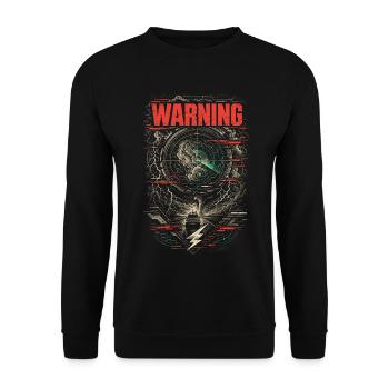 Sturmjäger Meteorologe - Unisex Pullover - Schwarz - Vorne - Alina (178cm) & Michal (187cm)
