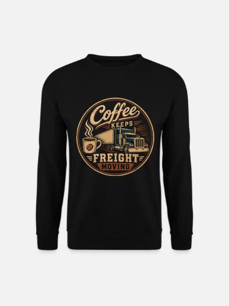 Coffee Truck Driver Occupation - Unisex Sweatshirt - black