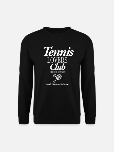 Tennis Lovers Club - Unisex Sweatshirt - black