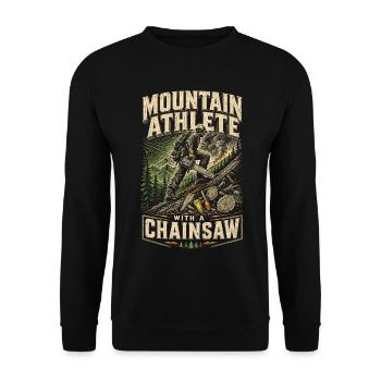 Fire brigade fire brigade groups - Unisex Sweatshirt - black - Front - Alina (178cm) & Michal (187cm)